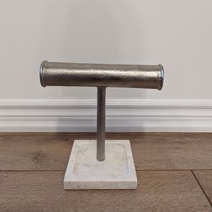 marble base jewellery holder